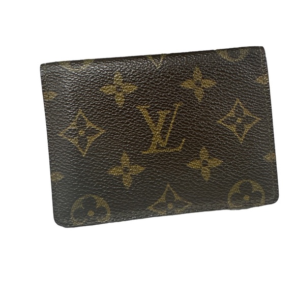 Louis Vuitton Card Holder Wallet Monogram Unisex Preowned - Picture 2 of 13